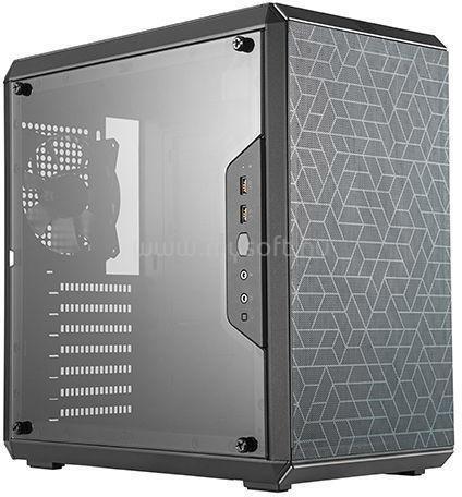 COOLER MASTER MasterBox Q500L Szürke (Táp nélküli) ablakos ATX ház
